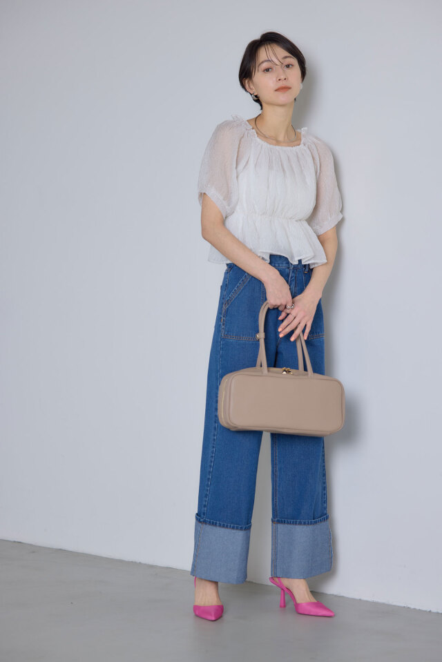 シアージャガードボリュームブラウス