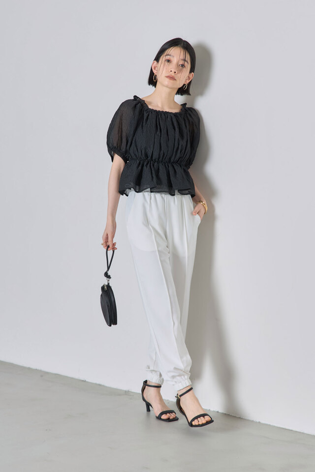 シアージャガードボリュームブラウス