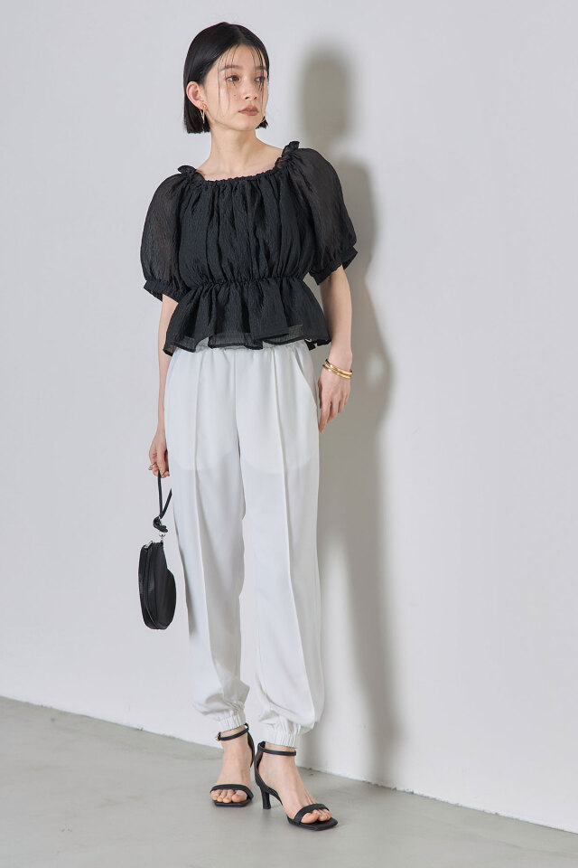 シアージャガードボリュームブラウス