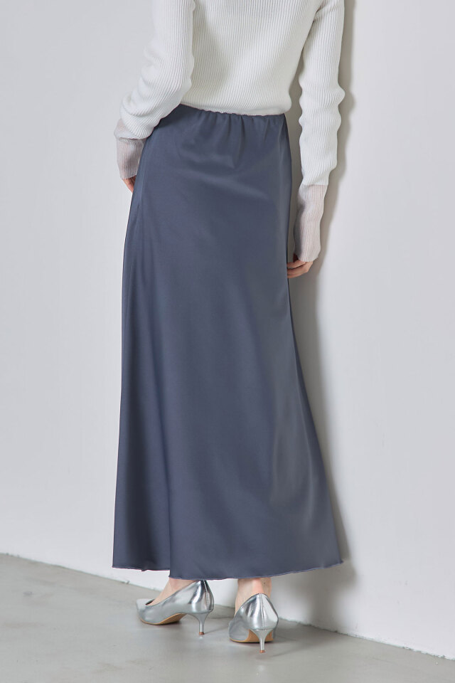 LOUREN 未使用　マットサテンナロースカート マットサテンナロースカート｜WOMEN｜250GAM31-427I｜AZUL BY