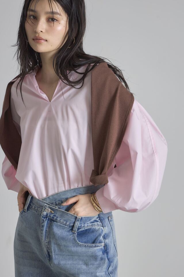 スキッパーシャツセットアップ