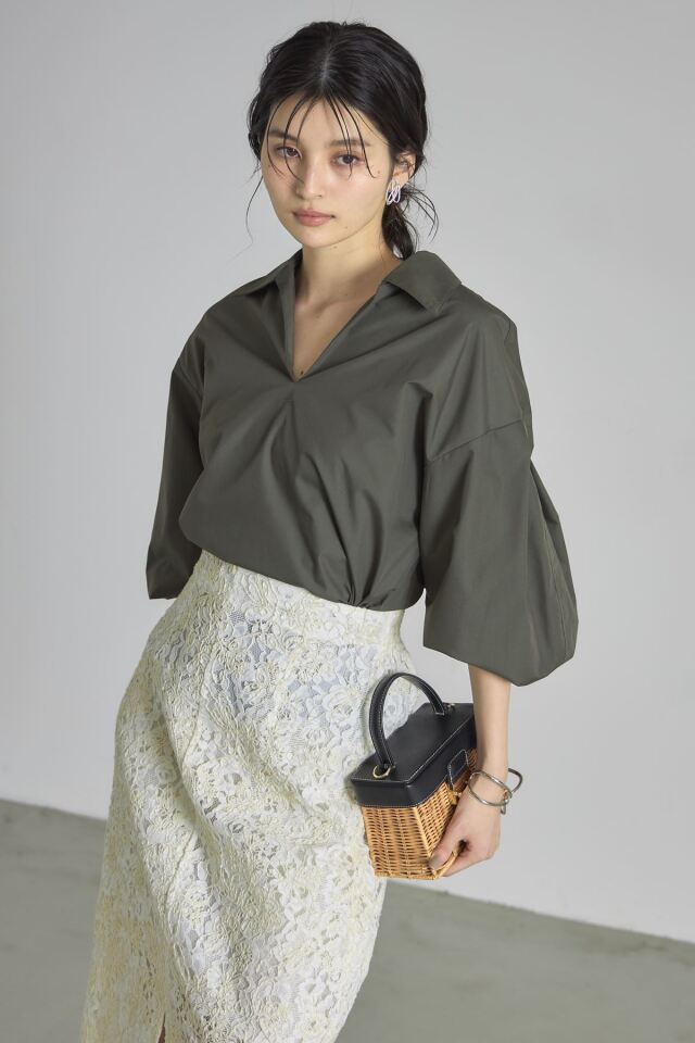 スキッパーシャツセットアップ