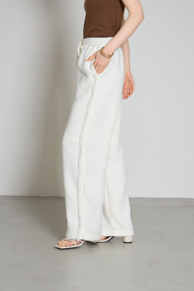 フク　remagine 42 林田岬優さん着用】リラックスフリンジパンツ