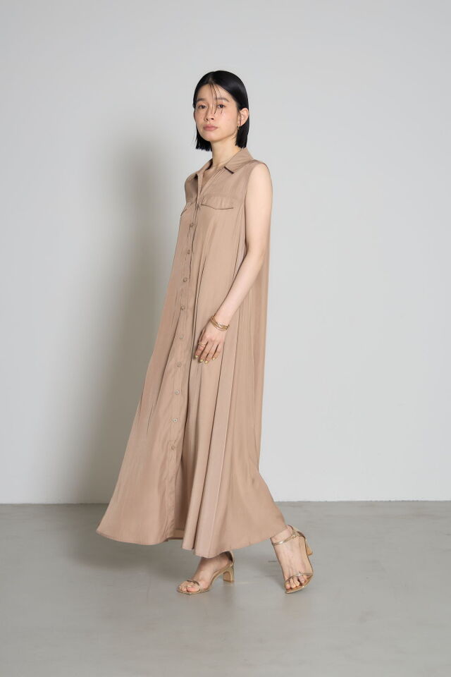 林田岬優さん着用】スキッパーシャツワンピース