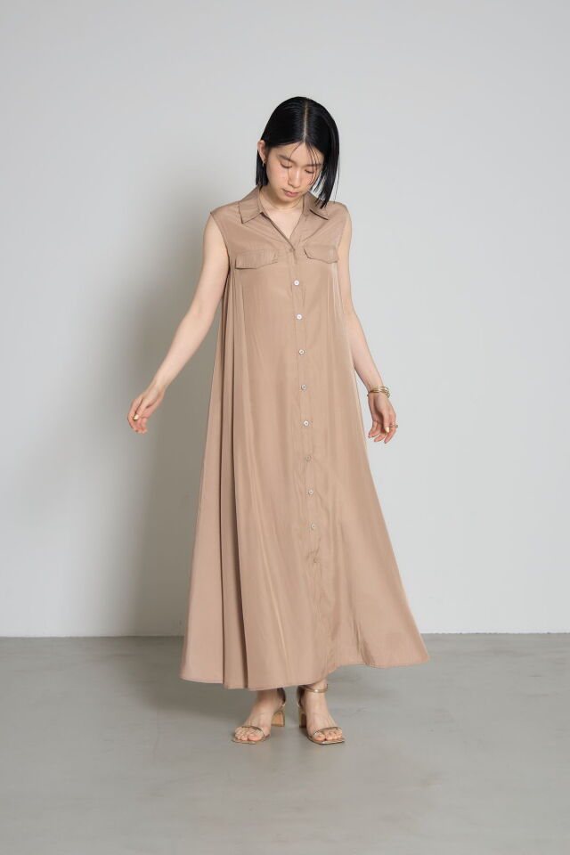 林田岬優さん着用】スキッパーシャツワンピース
