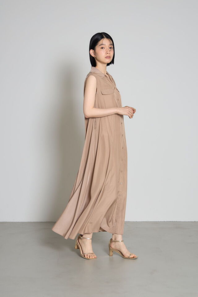 林田岬優さん着用】スキッパーシャツワンピース