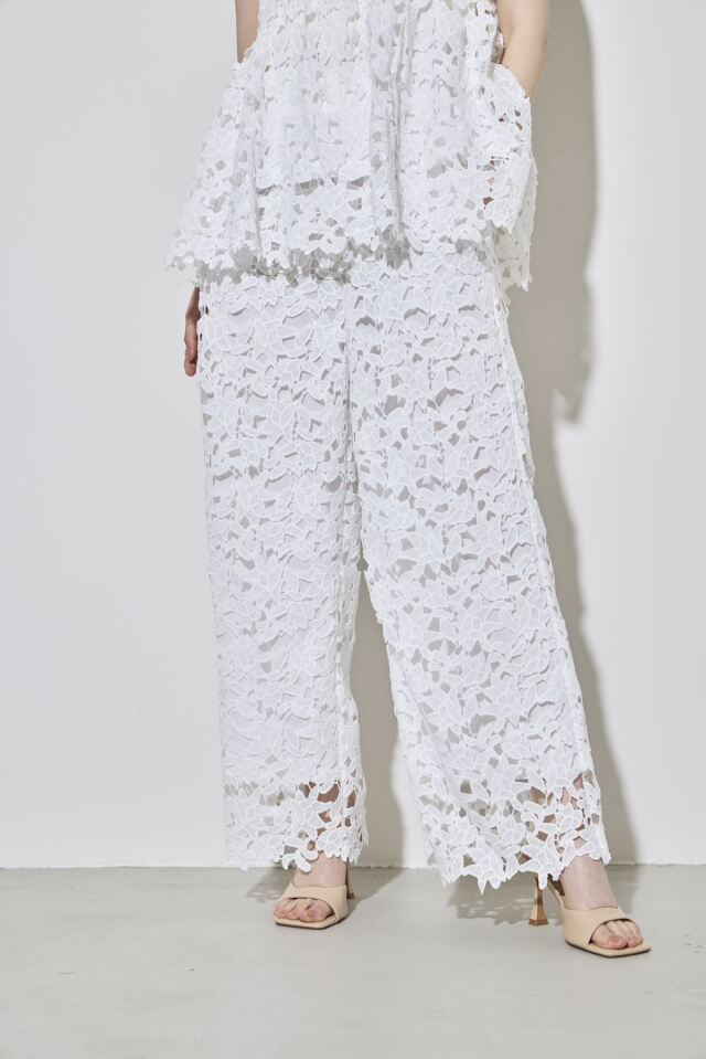 vintage レースパンツ vintage like lace pants / black[FREE or LONG] | wee9s