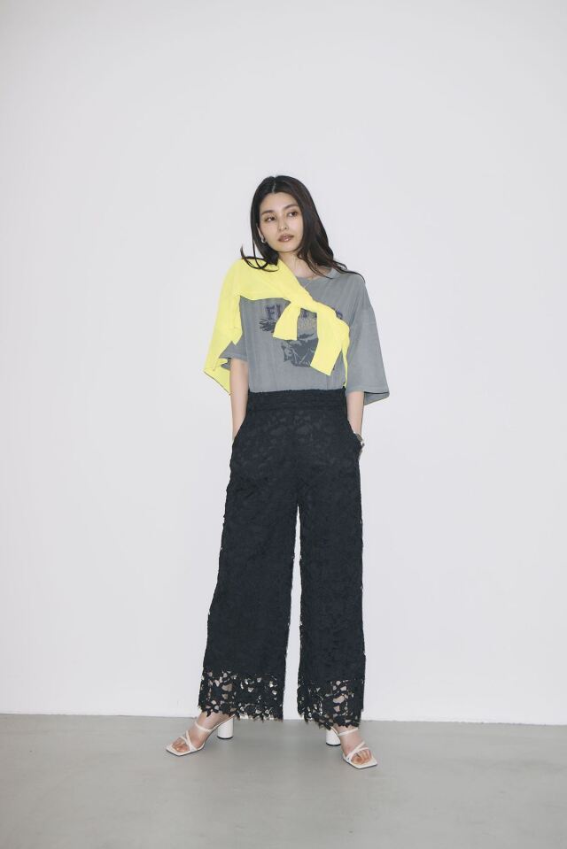 その他 @ quyin590474 林田岬優さん着用】ケミカルレースパンツ