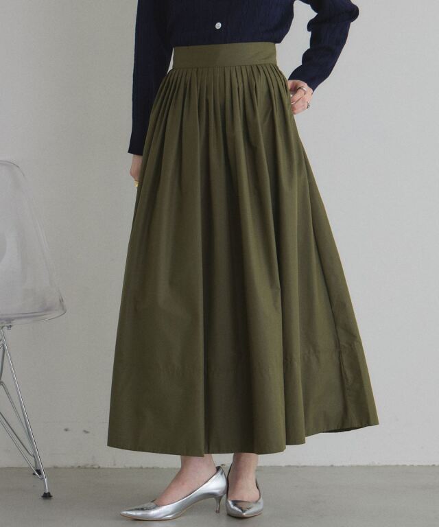 12月下旬再販決定！入荷リクエスト受付中ピンタックフレアスカート