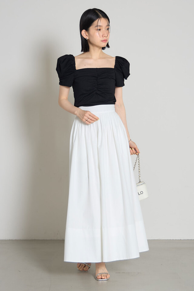 新品 &.nostalgia マーメイドスカート美香さん size S 美香さん着用】ドレープIラインスカート