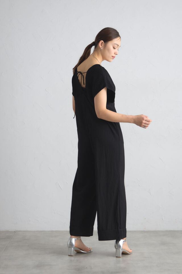 バックリボンシャーリングオールインワン