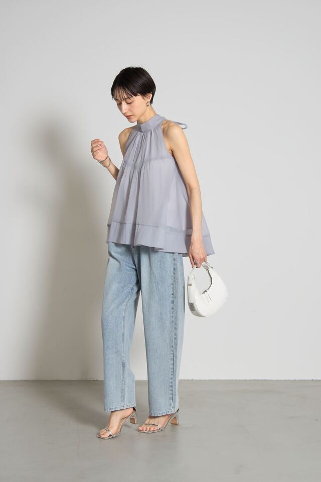 アメスリハイネックブラウス