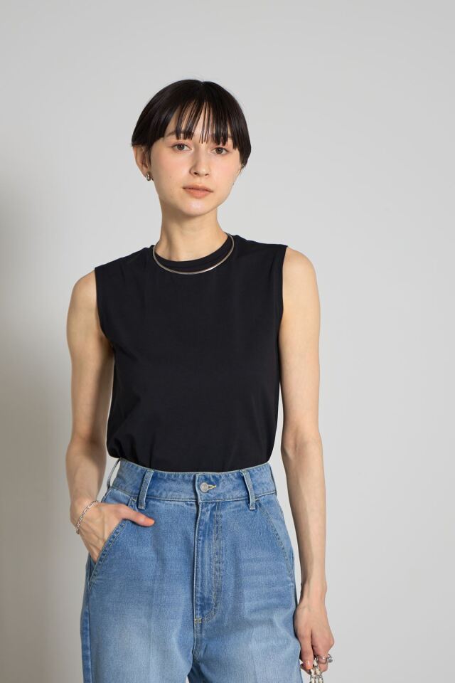nowos カットソー2月末削除 nowos - Hockey Jersey / レースアップカットソー / ブラック