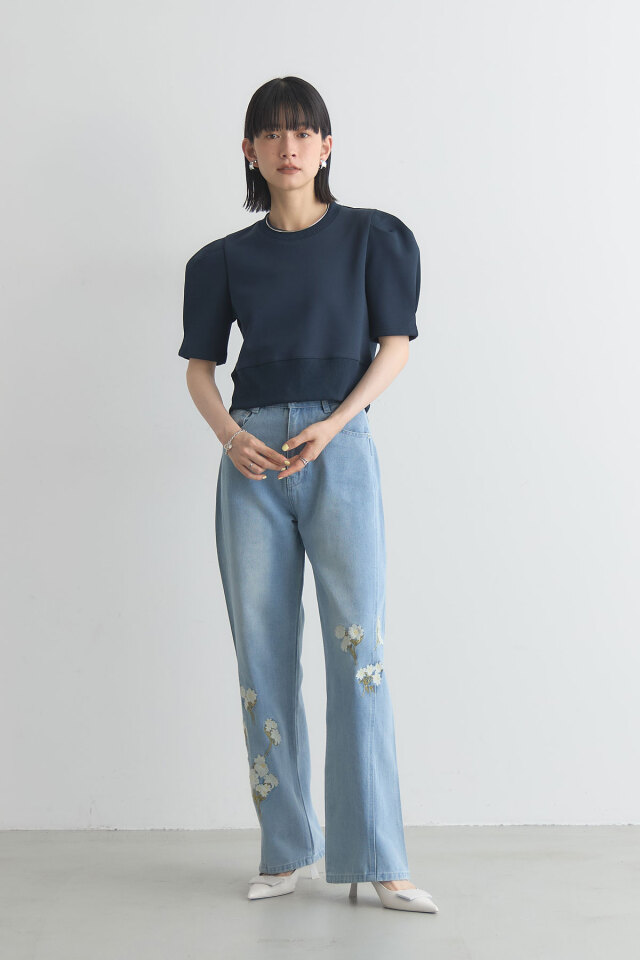 Alataページ 袖タックプルオーバー