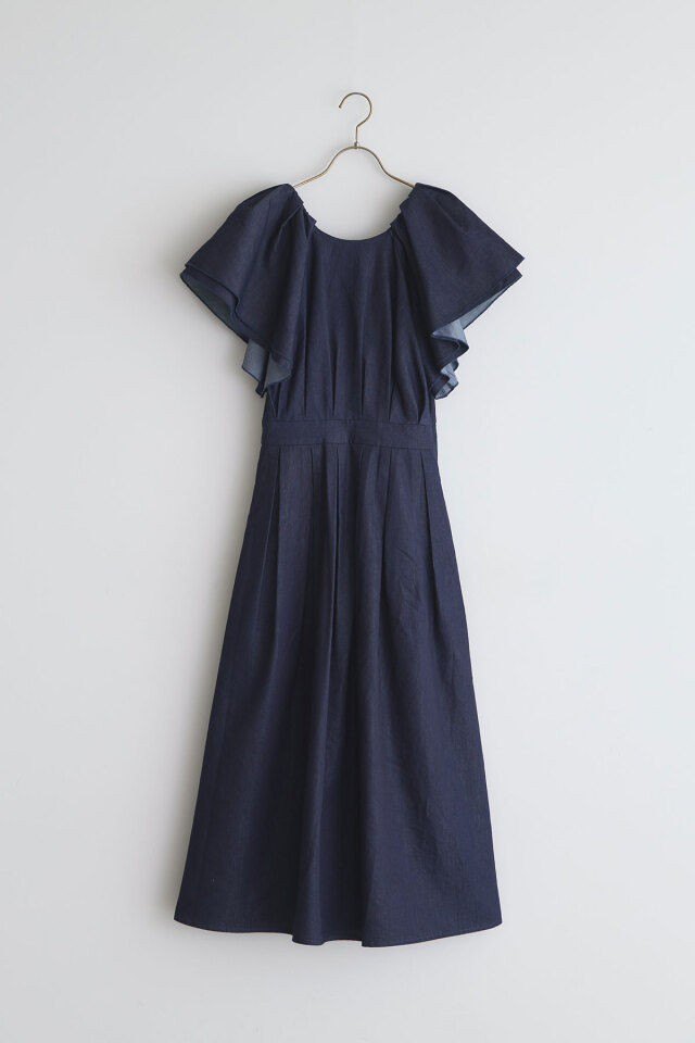 デニムのワンピース THE SHINZONE ワンピース DENIM CAMI OP デニム キャミ