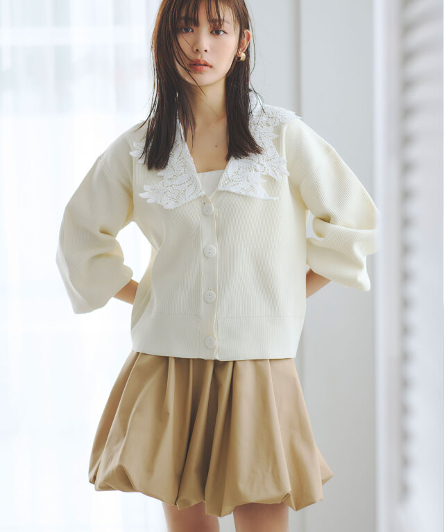 1月10日WEB限定再販！【古畑星夏さん着用】【舞川あいくさん着用】バルーンミニスカート