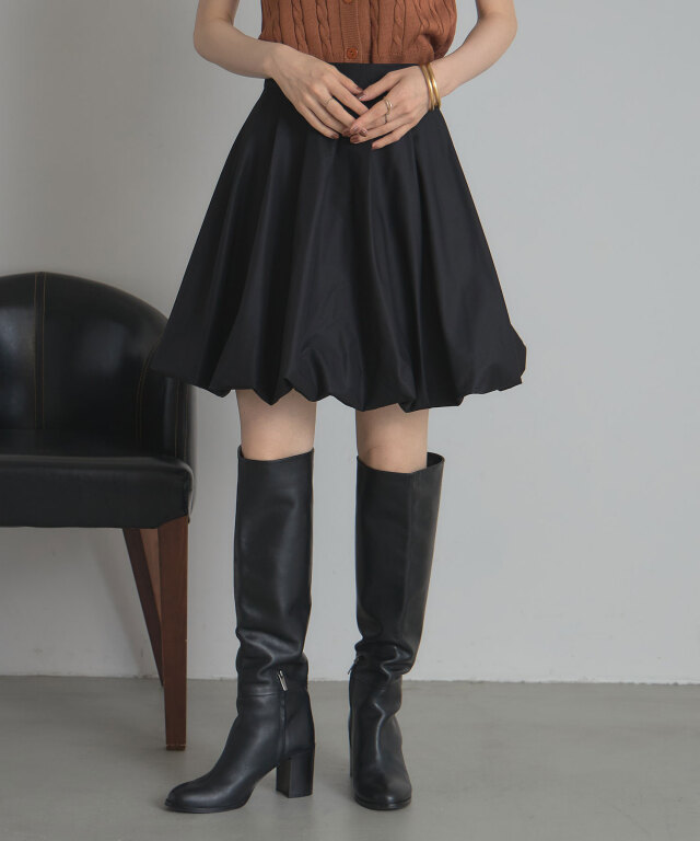 noirkeininomiya ミニバルーンスカート 黒 ガールズ バルーンスカート(140cm 黒): ジュニア - ナルミヤ