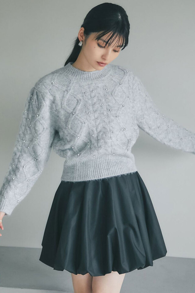 ケーブルニット