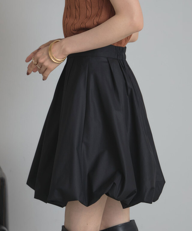 noirkeininomiya ミニバルーンスカート 黒 バルーンミニスカート | ファッション通販サイト NUGU