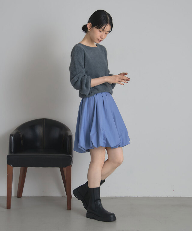 GANNIのバルーンミニスカート GANNIのブラック バルーン ミニスカートがセール中