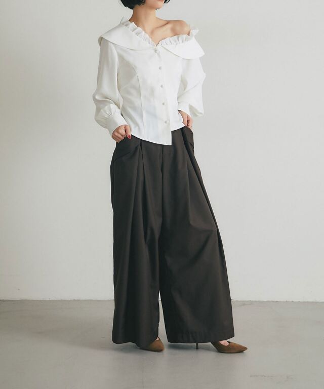 たいごんさん専用 グレイスワンショルブラウス