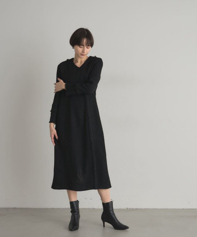 HAVEL studio ツィードワンピース サマーツイードワンピース | ロングワンピース | NOELA OFFICIAL WEB STORE