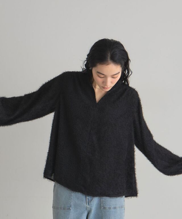 シャギースキッパーブラウス