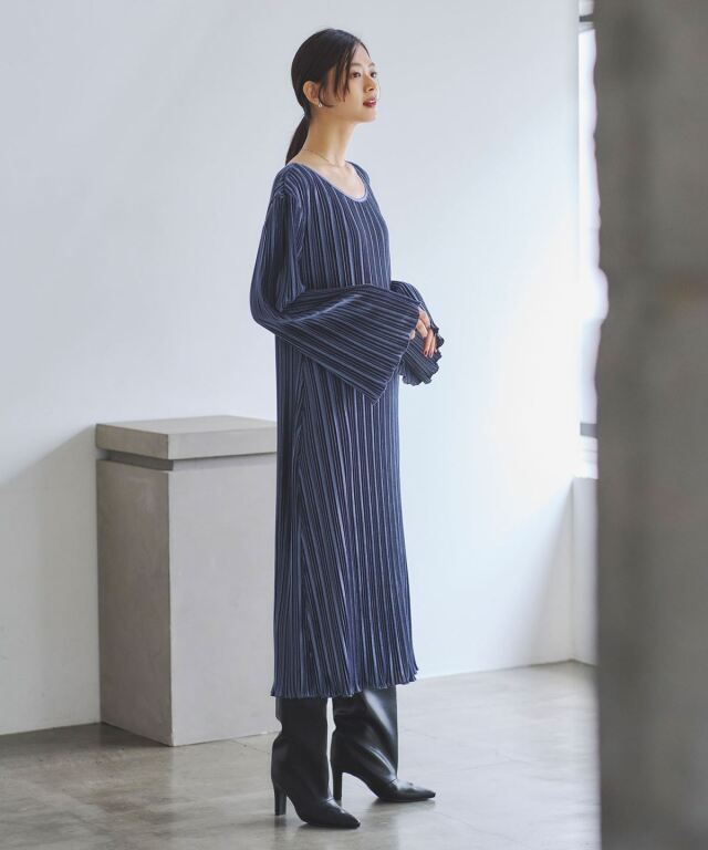 1月28日WEB限定再販！リブベロアワンピース