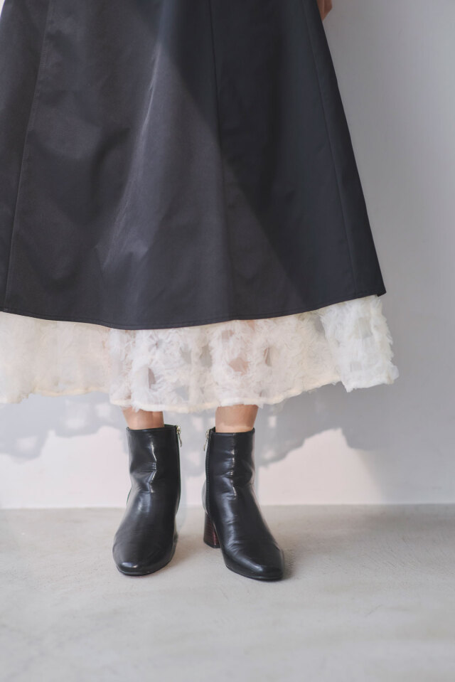 ビジュー付きスウェットチュニック