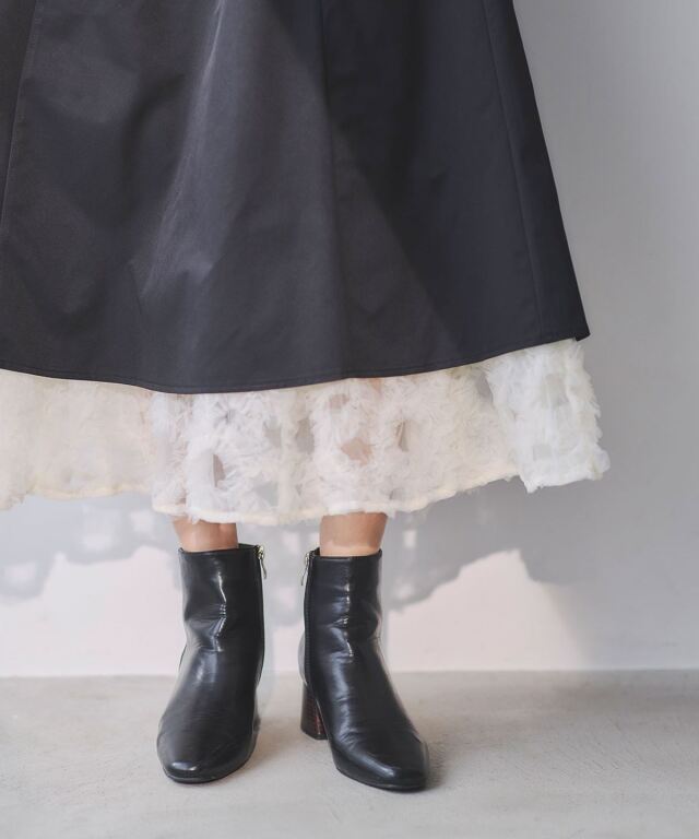 フラワーヘムスカート