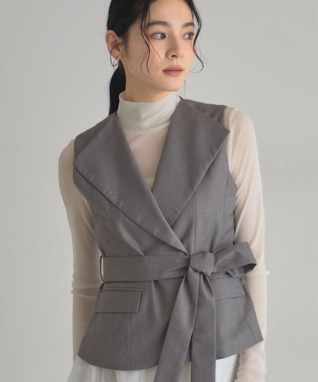 リボンベルトジレ