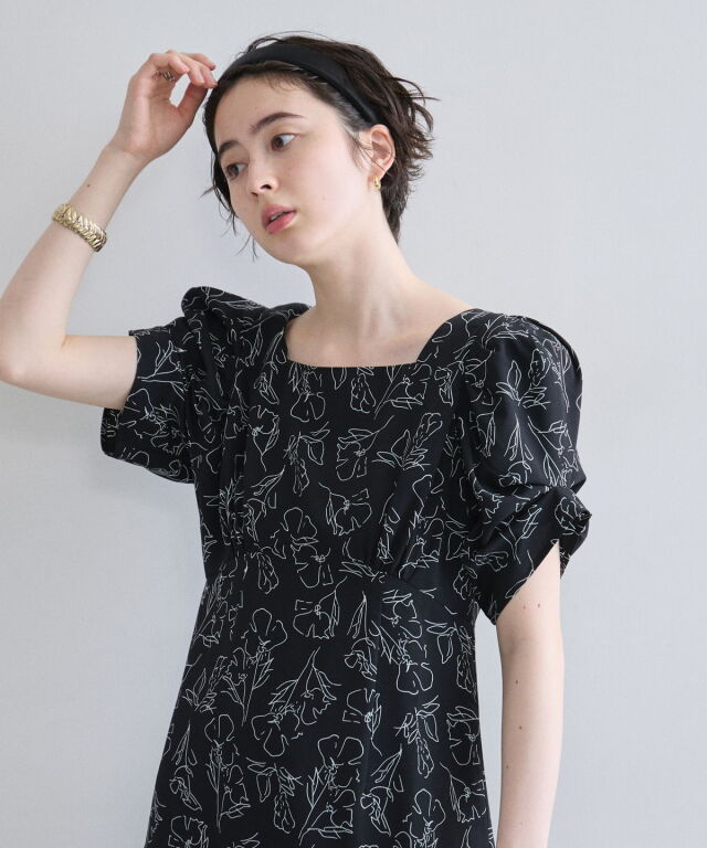 美品★シネカノン フラワートップス 別注FLOWER PRINT L/S Shirt | UJOH
