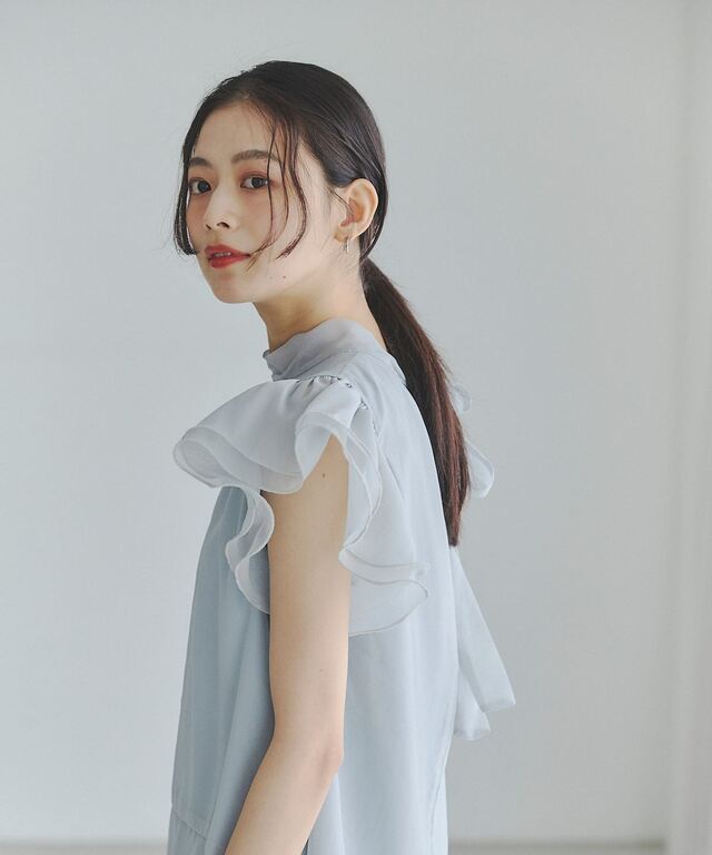 ♡ラッフルスリーブブラウス♡ ラッフルスリーブブラウス