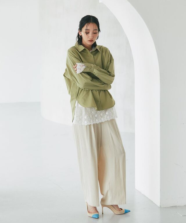 美シルエットスタンダードシャツ