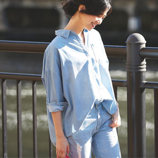 Denim Shirt レディース デニム シャツ