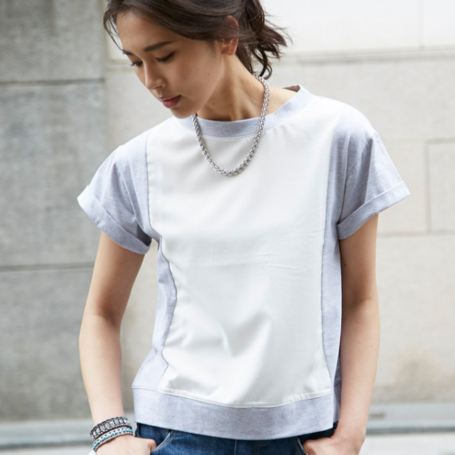 Switch Design T Shirt レディース 切替 Tシャツ