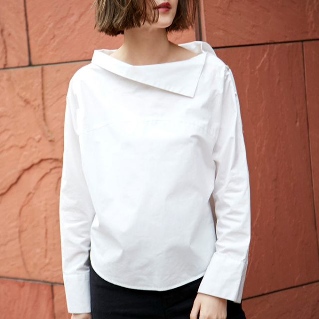 Design Collar Blouse レディース デザイン衿 ブラウス