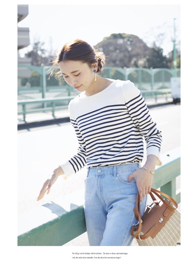 Border Tops レディース ボーダー トップス