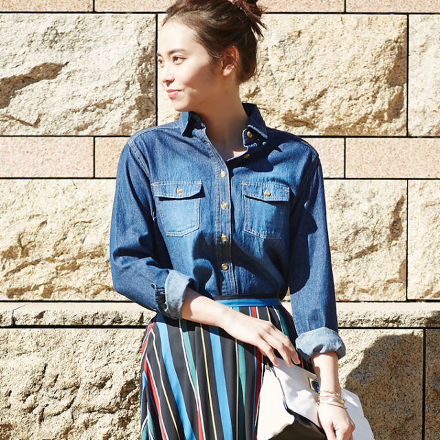 Denim Shirt レディース デニム シャツ