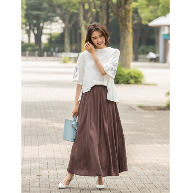 Linen Maxi Skirt レディース 麻 マキシ スカート Linen Maxi Skirt レディース 麻 マキシ スカート