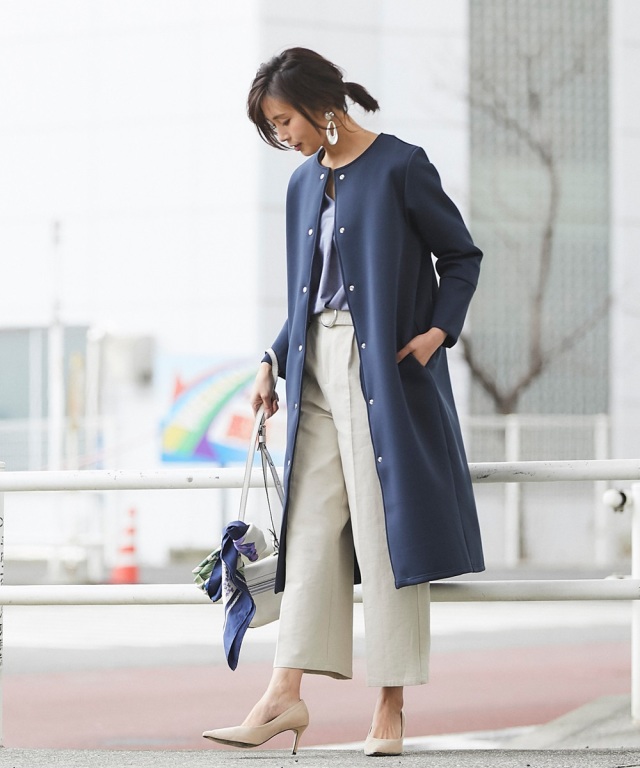 新品 UN3D. ベルテッドワイドパンツ グリーン M ベルト付 とろみ