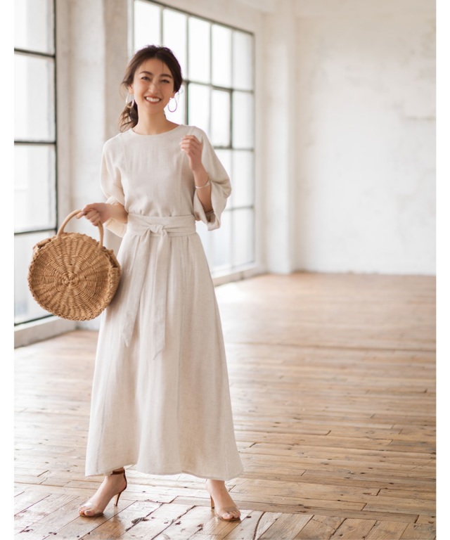 セール価格 公式 美品 Rukkilill 日本製 18ss リネン ロングワンピース 在庫処分特価 Www Globaldentalcentre Org