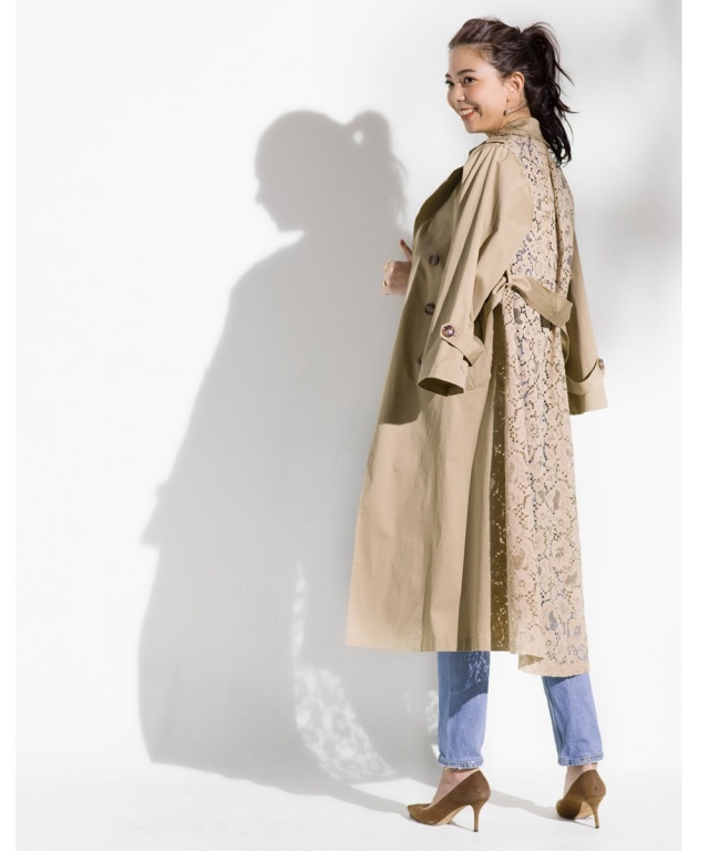 バックレーストレンチコート