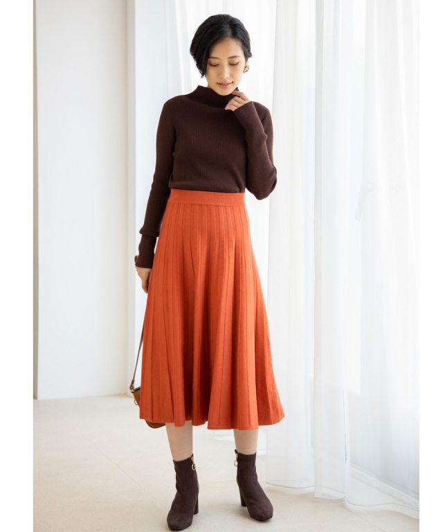 ニットプリーツスカート ニットプリーツスカート