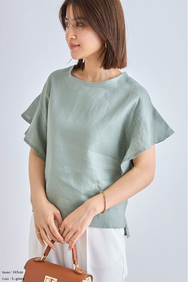 TODAYFUL - louren 袖フリルブラウス TODAYFUL - louren 袖フリルブラウスの通販 by ark shop