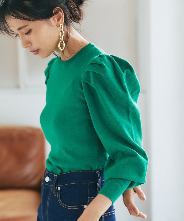 タックスリーブニット 