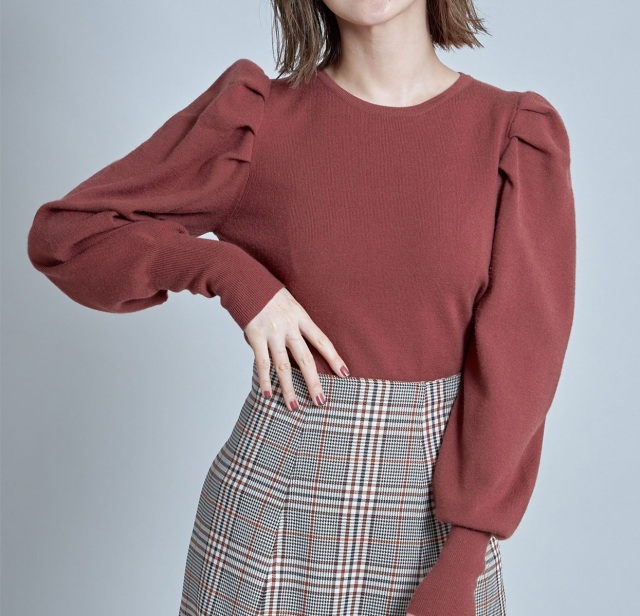 タックスリーブニット 