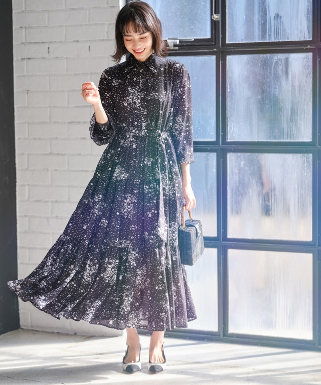 花柄ワンピース 花柄ワンピース