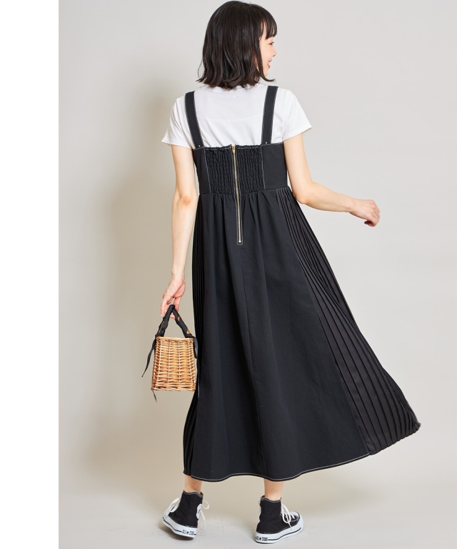 OMFGさん専用 着せ替え服 渡辺静香さん着用】サイドプリーツ配色ステッチジャンスカ