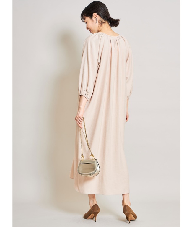 ameri vintageレーススリーブワンピース　グリーン Ameri VINTAGE ワンピース レーススリーブドレス - メルカリ